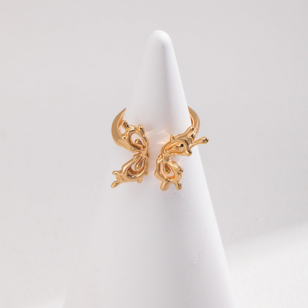 Vintage Gold Butterfly Ring
