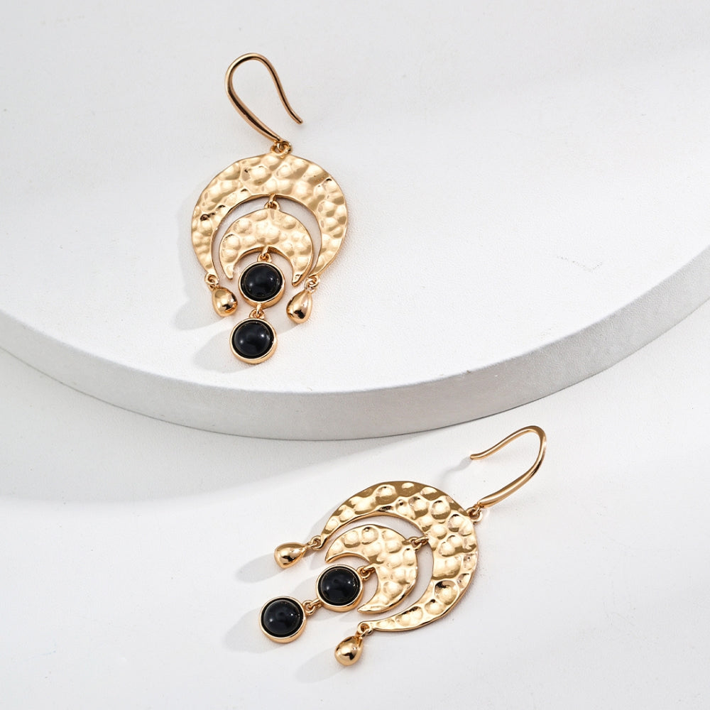 Noir Emblem Earrings