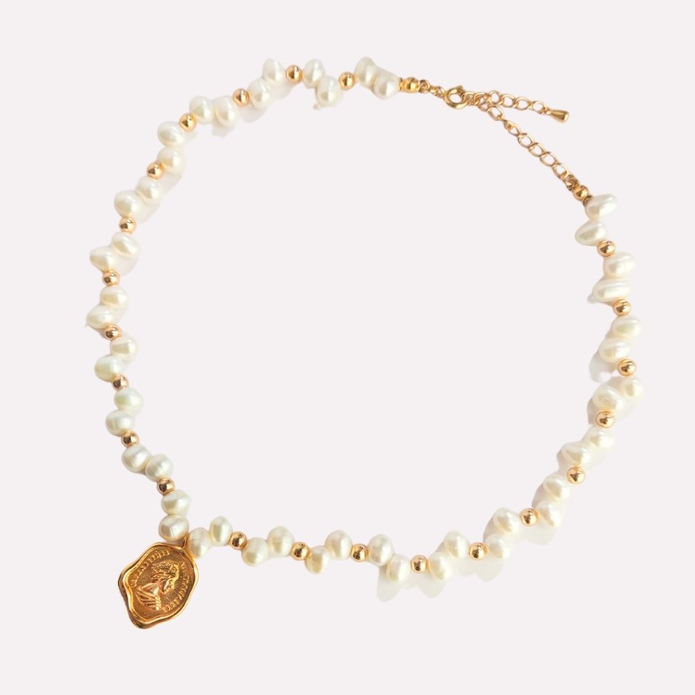 Queen Coin Pendant Necklace