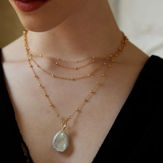 Baroque Halo Necklace