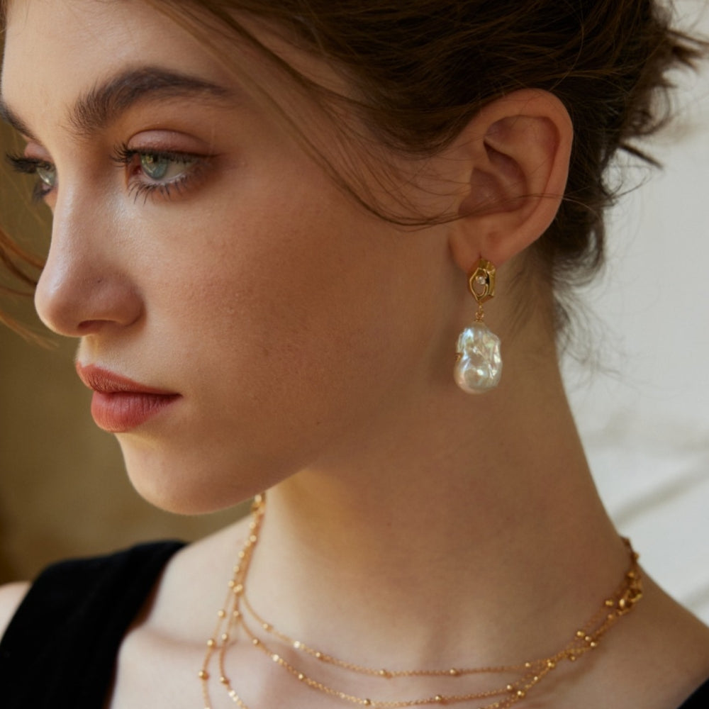 Baroque Halo Earrings