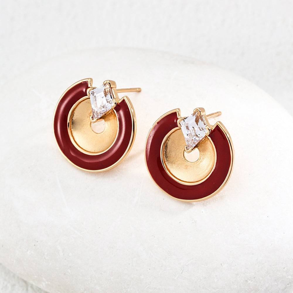 Vintage Gold Teardrop Pearl Earrings