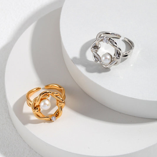 Vintage Sliver Twisted Willow Ring