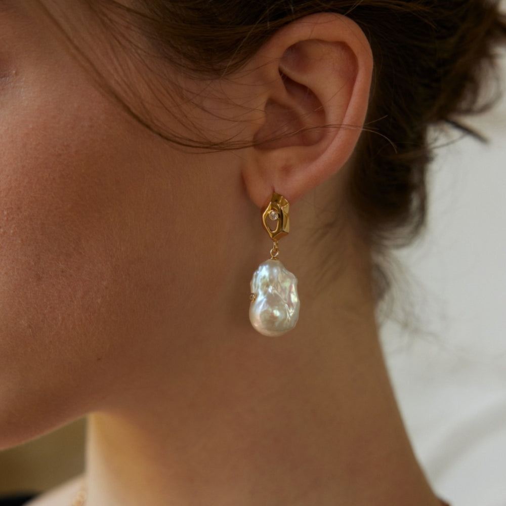 Baroque Halo Earrings