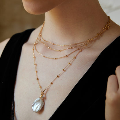 Baroque Halo Necklace