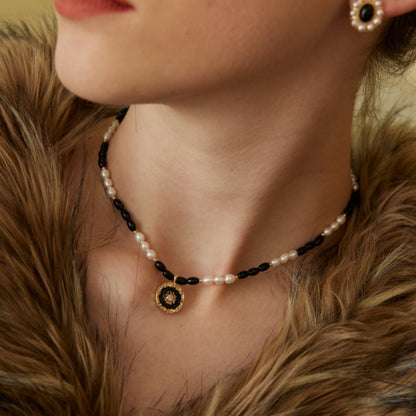 Noir Emblem Necklace