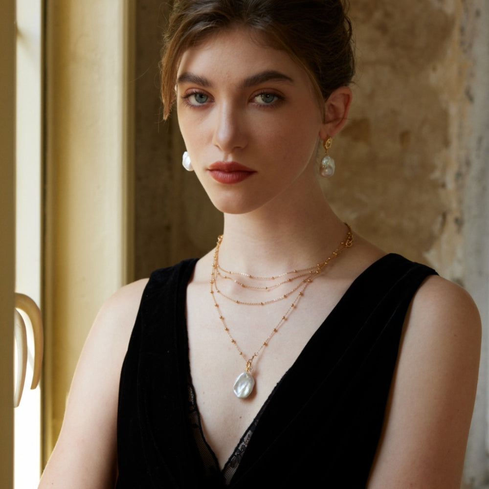 Baroque Halo Necklace