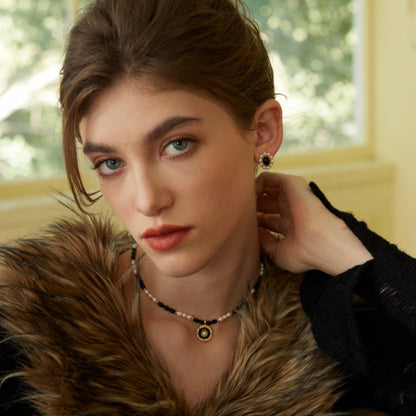 Noir Emblem Necklace