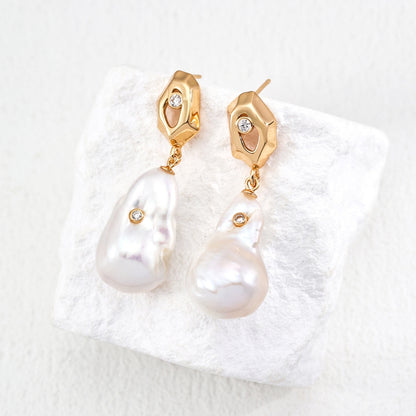 Baroque Halo Earrings