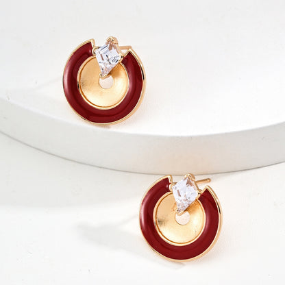 Vintage Gold Teardrop Pearl Earrings