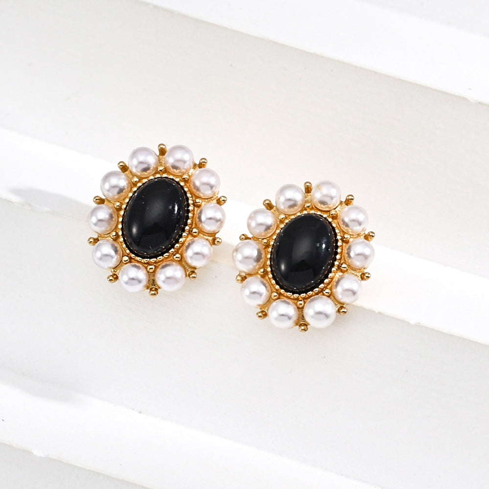 Noir Emblem Earrings