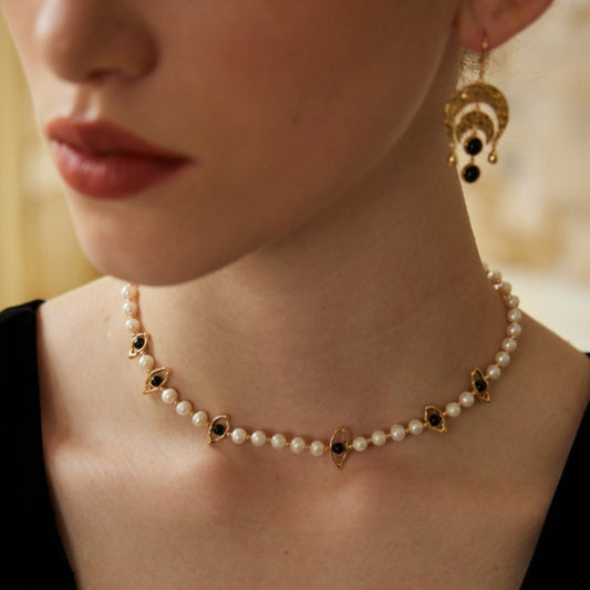 Onyx Veil Necklace