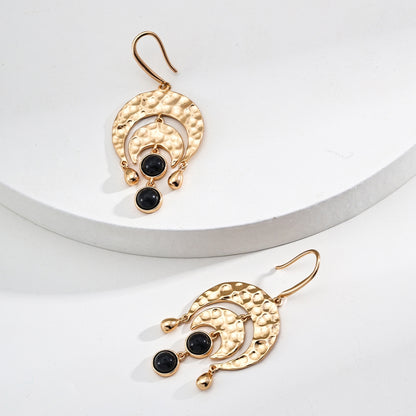 Noir Emblem Earrings