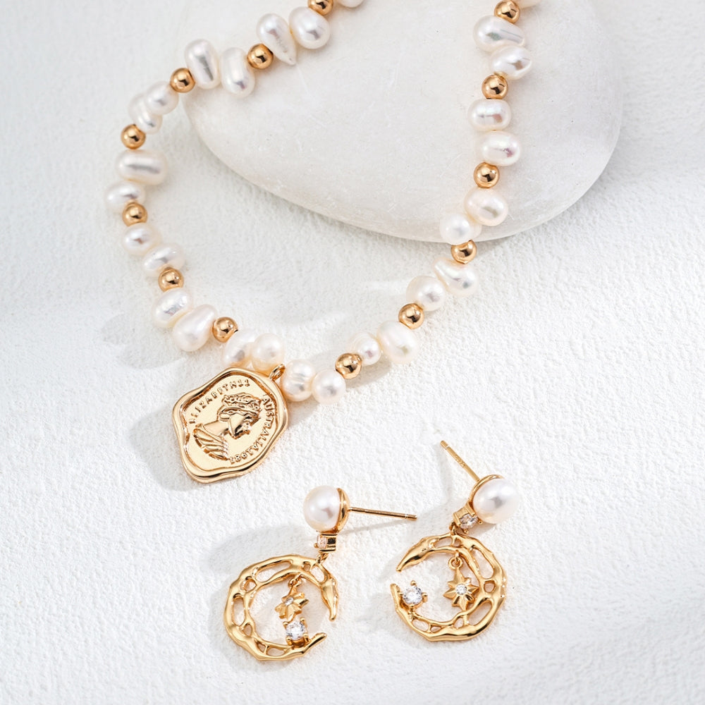The Moon Earrings