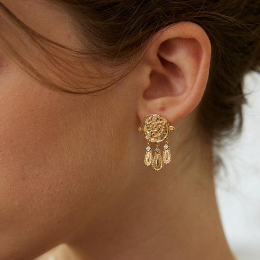 Trifidon Earrings