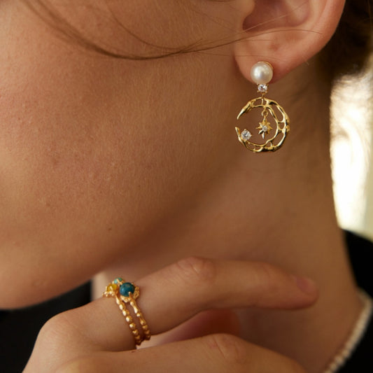 The Moon Earrings